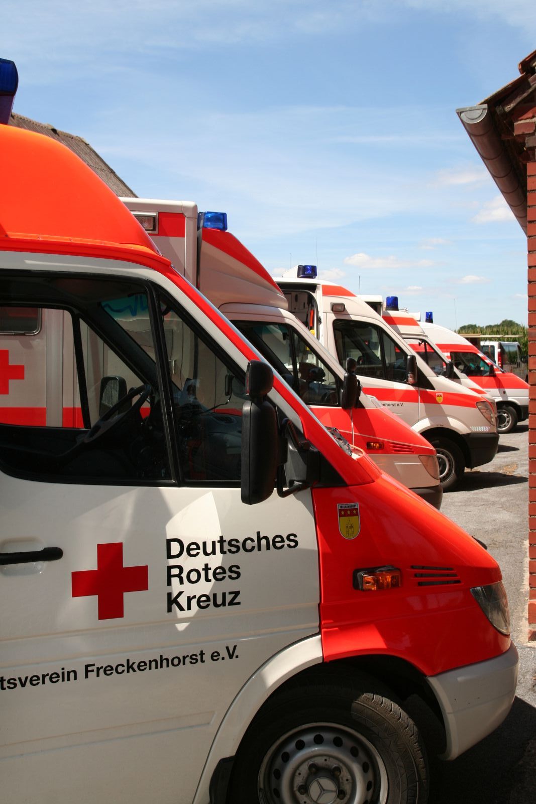 Ehrenamtliche des DRK Freckenhorst im Katastrophenschutz