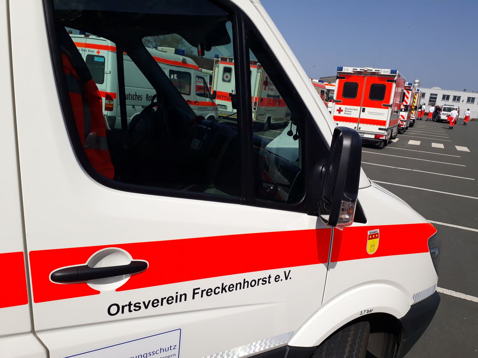DRK Freckenhorst unterstützt Evakuierung in Paderborn